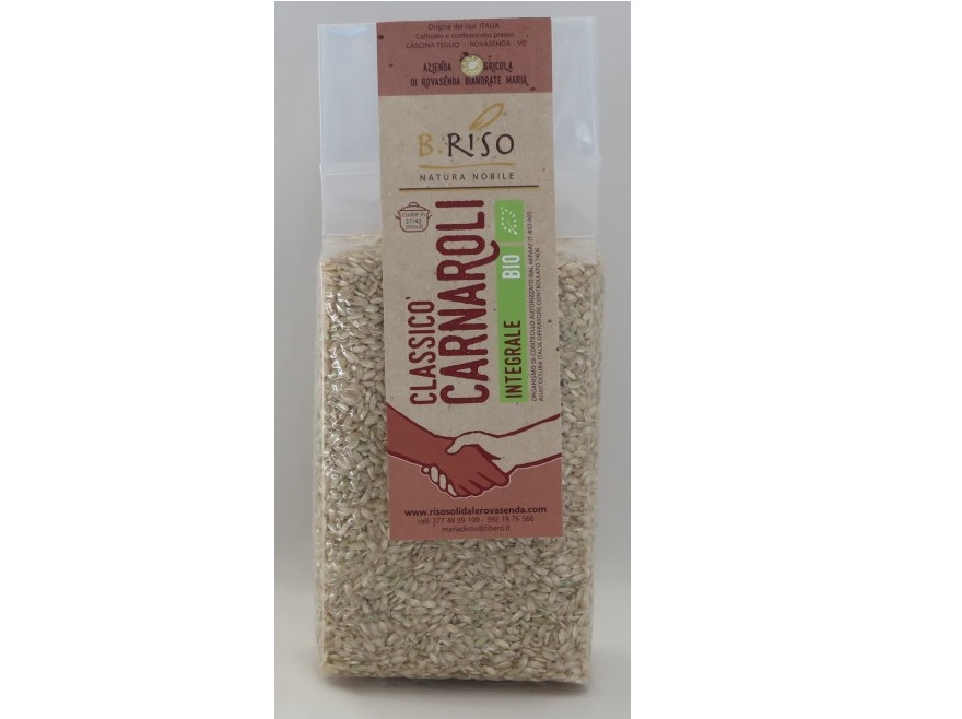 RISO CARNAROLI DOP BIOLOGICO INTEGRALE Gas Intrecci Solidali